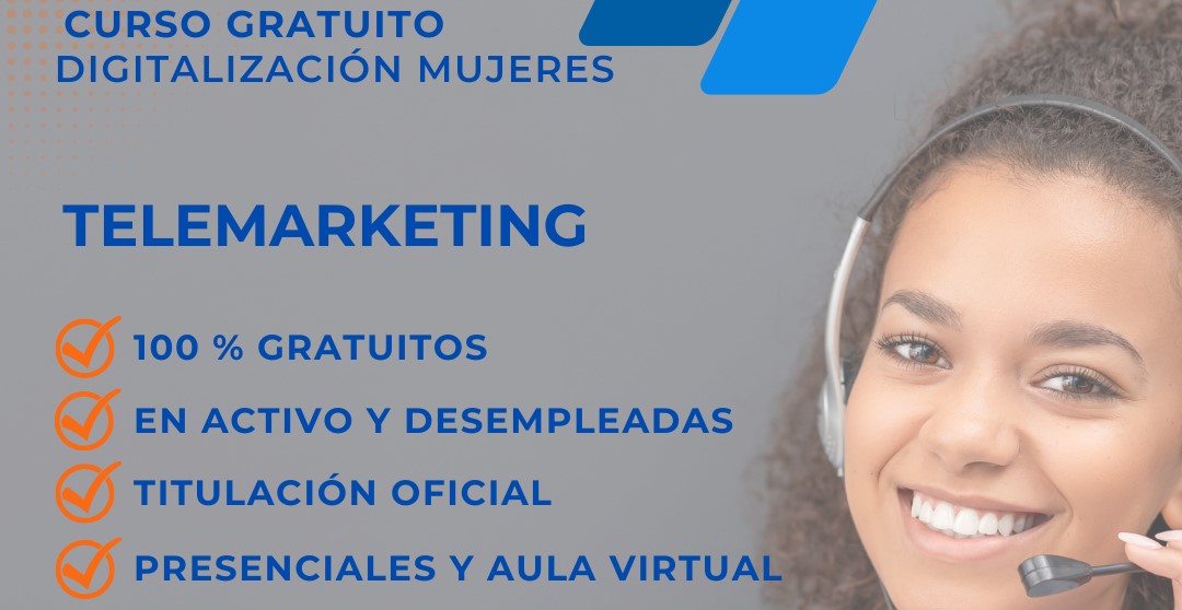 Cabecera curso TELEMARKETING